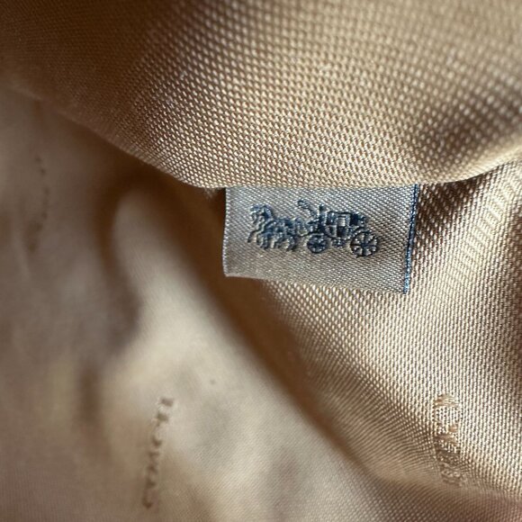 Coach Horse And Carriage Jacquard Prairie Satchel Khaki/Chalk - Picture 13 of 16